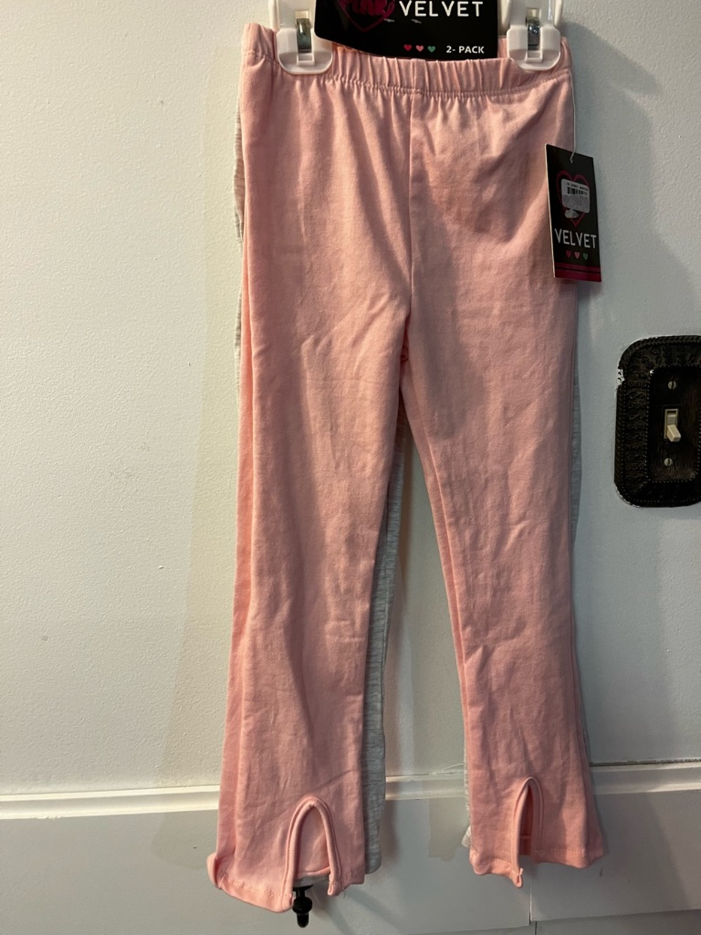 Pink Velvet 2 Pack Girls' Leggings
